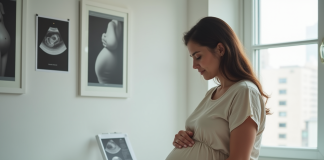 Placenta et alimentation fœtale : Quand l’apport nutritionnel est insuffisant ? Femme enceinte dans une clinique urbaine en consultation