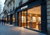 Vitrine moderne d un opticien à Asnieres sur Seine